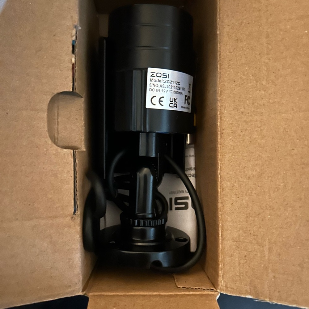 ZOSI Black Security Camera